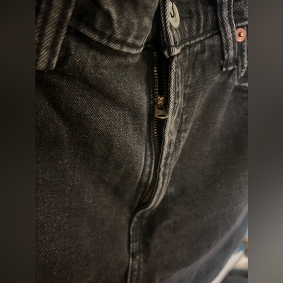 Abercrombie and fitch curve love Ankle straight ultra high rise 4 long jeans - Picture 4 of 6